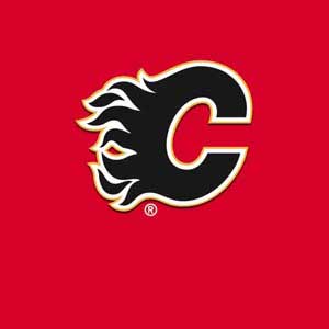 NHL Calgary Flames Solid Background PS4 Pro Console Skin